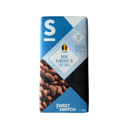 Dark, Almonds & Sea salt Chocolate 100 g