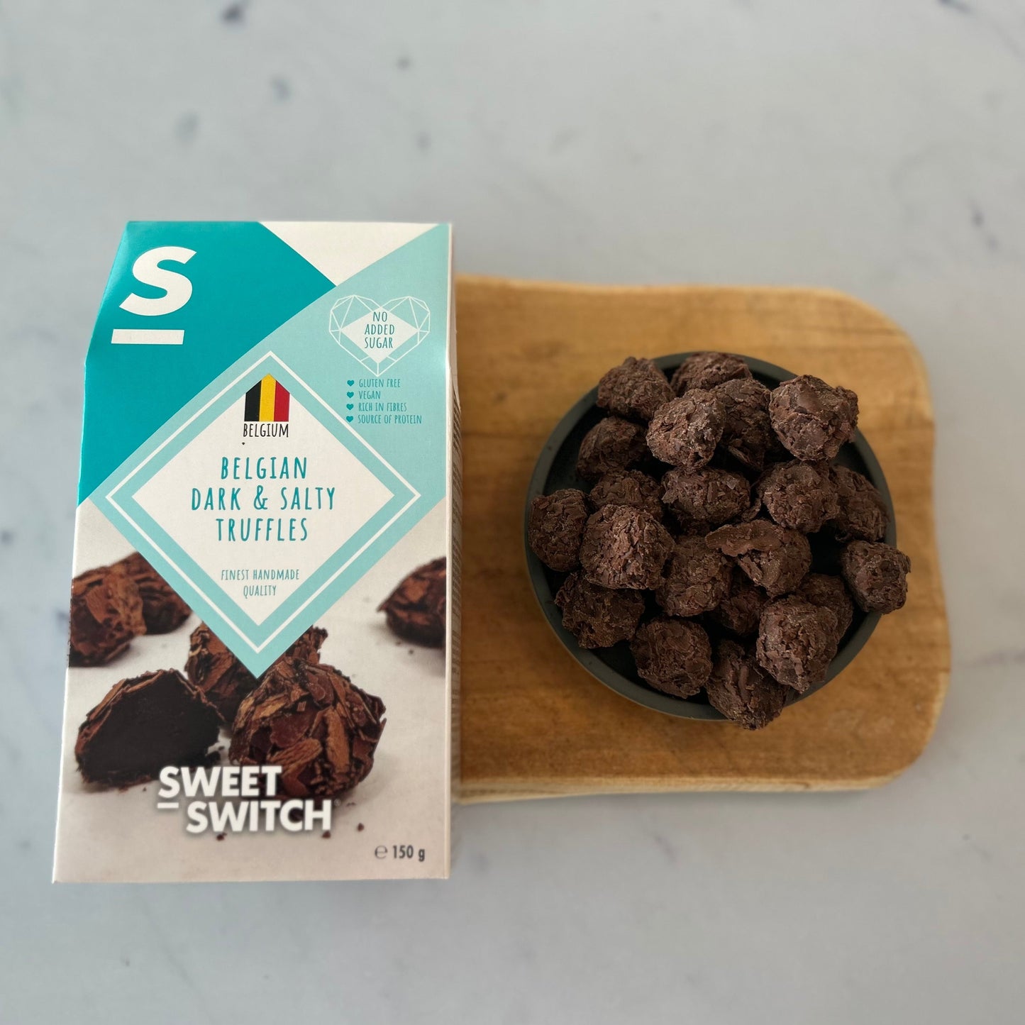 Belgian Dark & Salty Truffles 150g