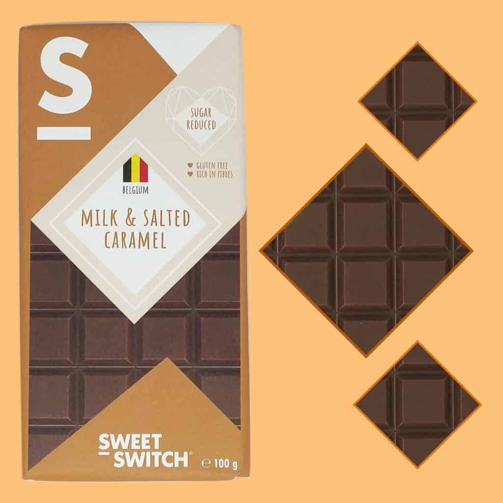 SWEET-SWITCH® milk chocolate & salted caramel