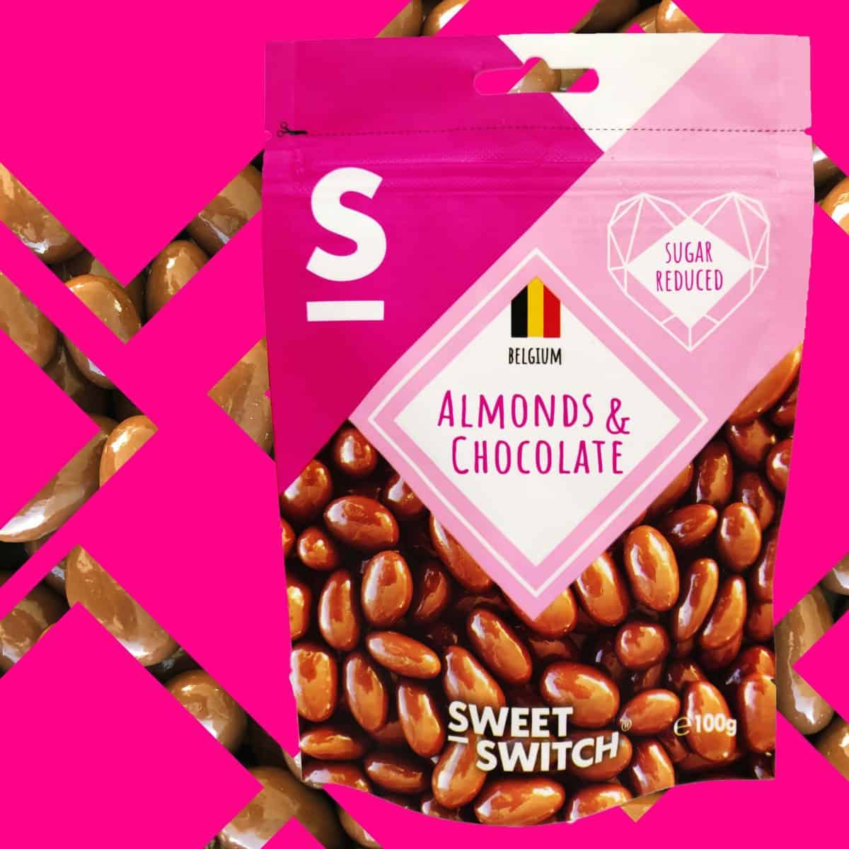 sugar free confectionery heaven SWEET-SWITCH Almonds & chocolate SWEET-SWITCH