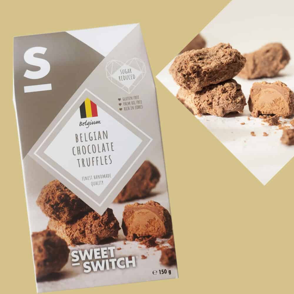 sugar free confectionery heaven SWEET-SWITCH Belgian Chocolate Truffles
